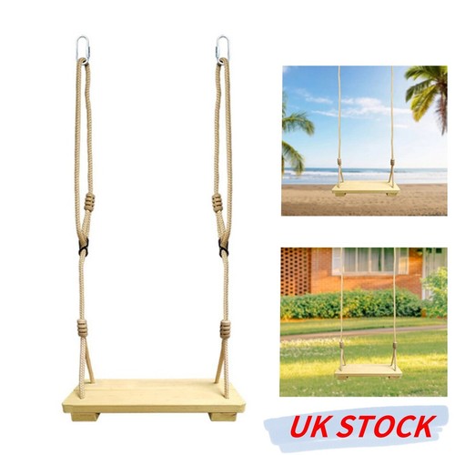 Wooden swing seat hanging tree - wooden,