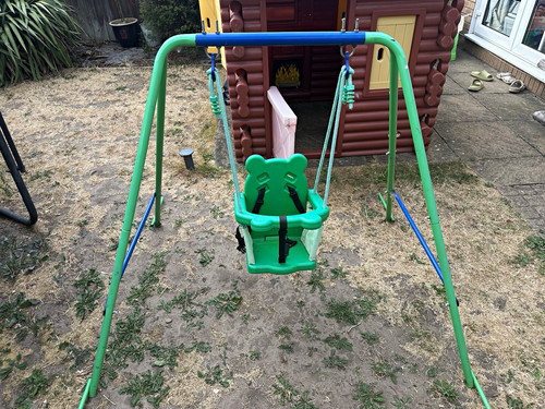 Metal outdoor swing - frame, with