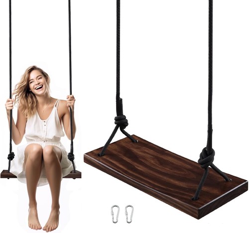 Wood tree swing seat - swing, seat,