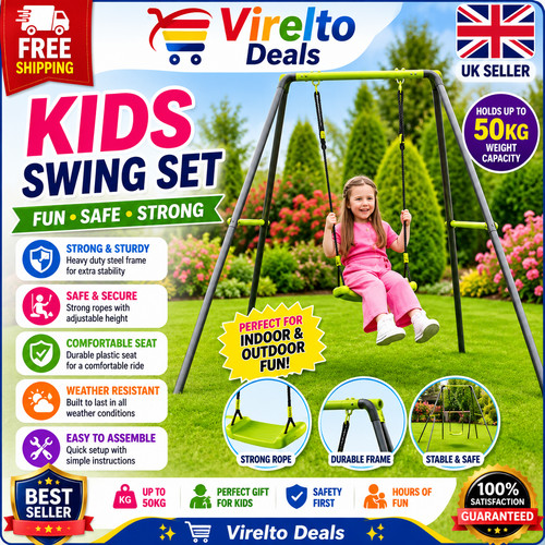 Single seat metal - swing, set