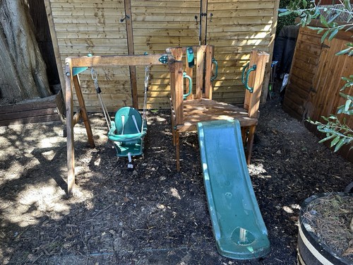 Kids single garden swing - single,