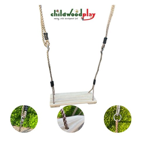 Wooden swing seat - wooden, 1.8m