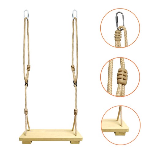 New wooden swing - new, hanging