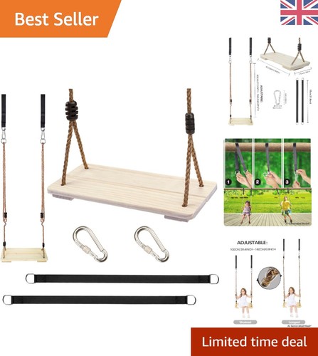 Durable wooden swing - durable, for