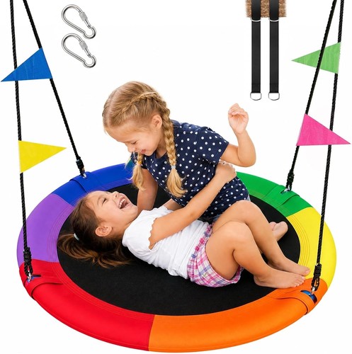Rainbow saucer tree swing - rainbow,
