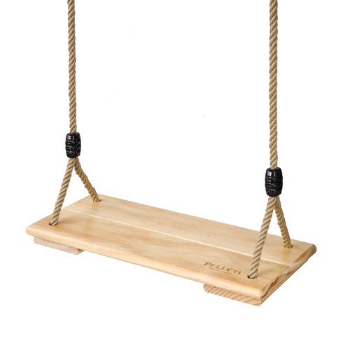 Wooden swing seat hanging - swing, wood