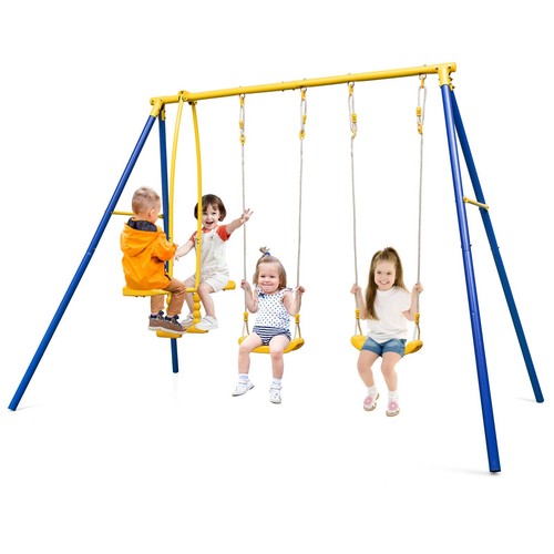 Metal swing set - a-frame,